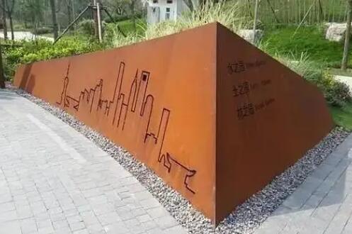 吴桥耐候钢挡土墙
